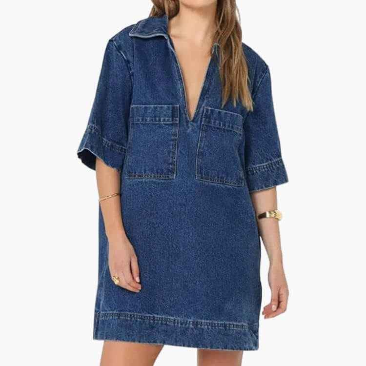 Denim Shirt Dress