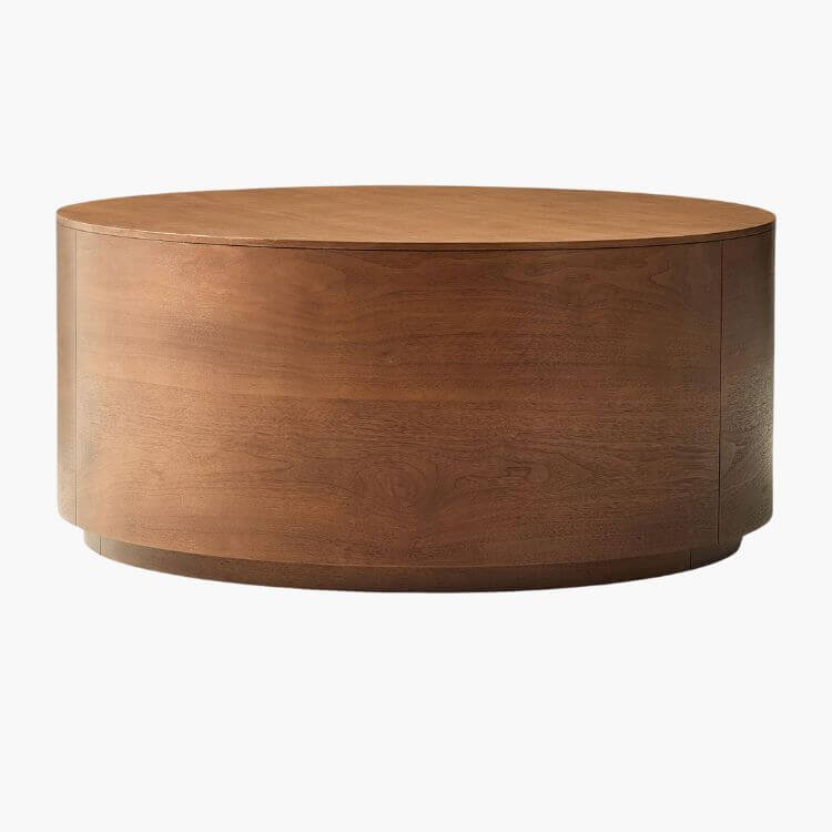 Volume Round Drum Coffee Table