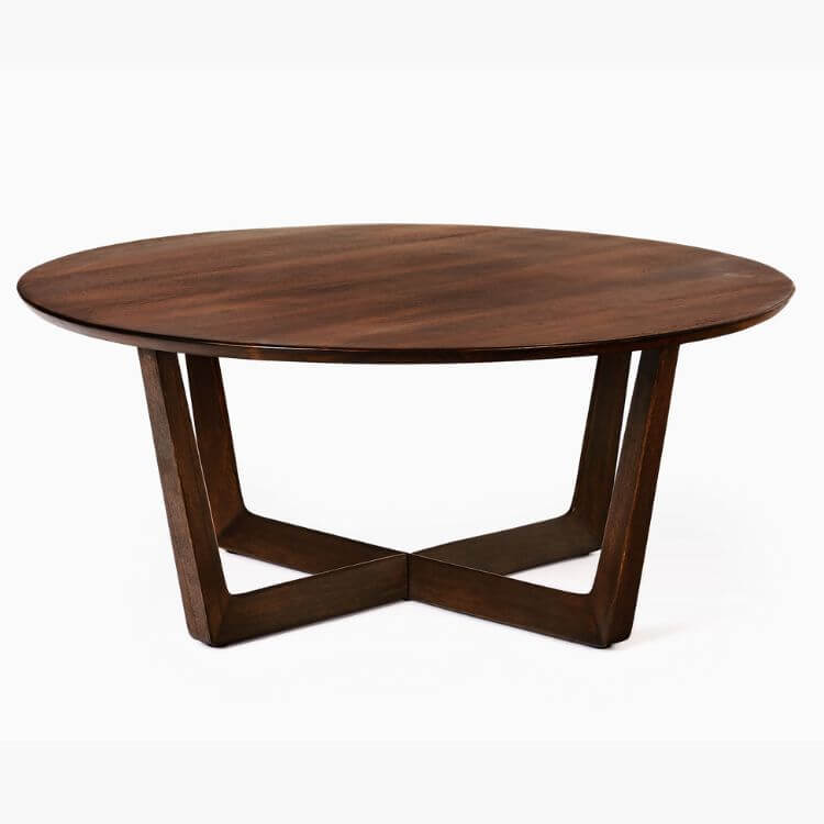 Stowe Solid Wood Round Coffee Table
