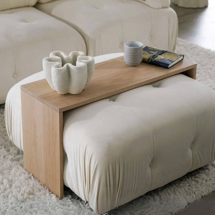 Over Ottoman Table 