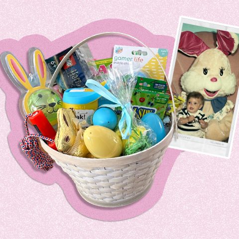 90s easter basket