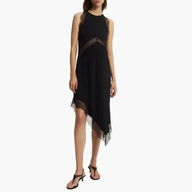 Mama Lace-Trimmed Dress