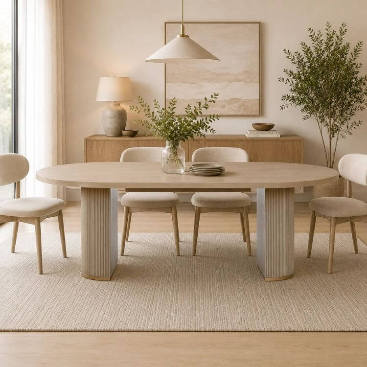 Krisslyn Wood Dining Table