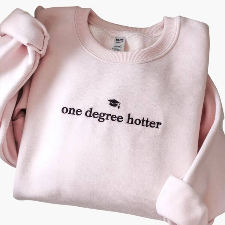 Embroidered Graduation Sweatshirt