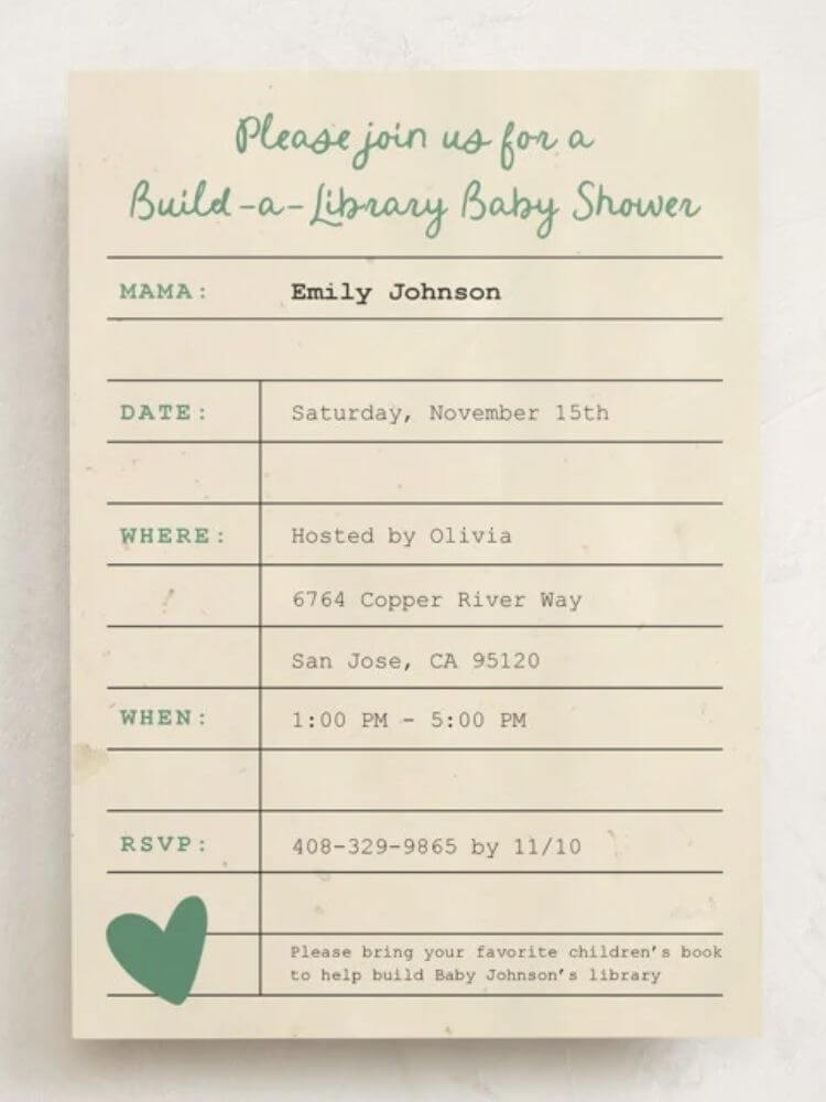 couples baby shower children's books theme