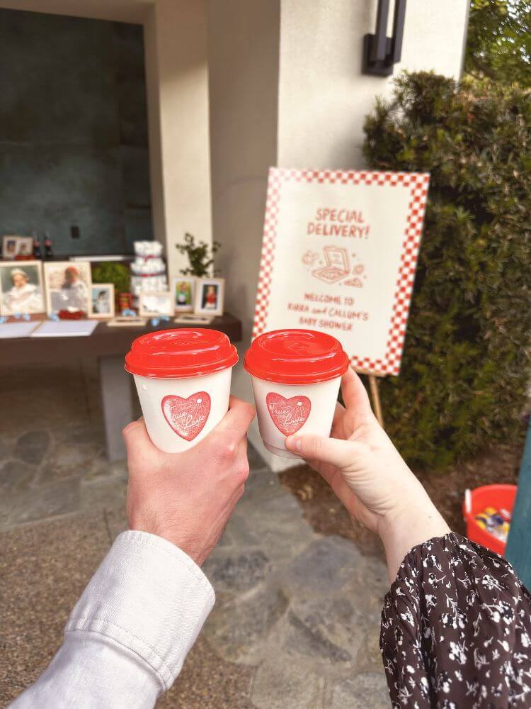 couples baby shower pizza theme
