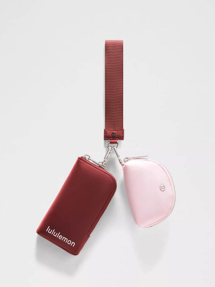 Dual Pouch Wristlet Wallet