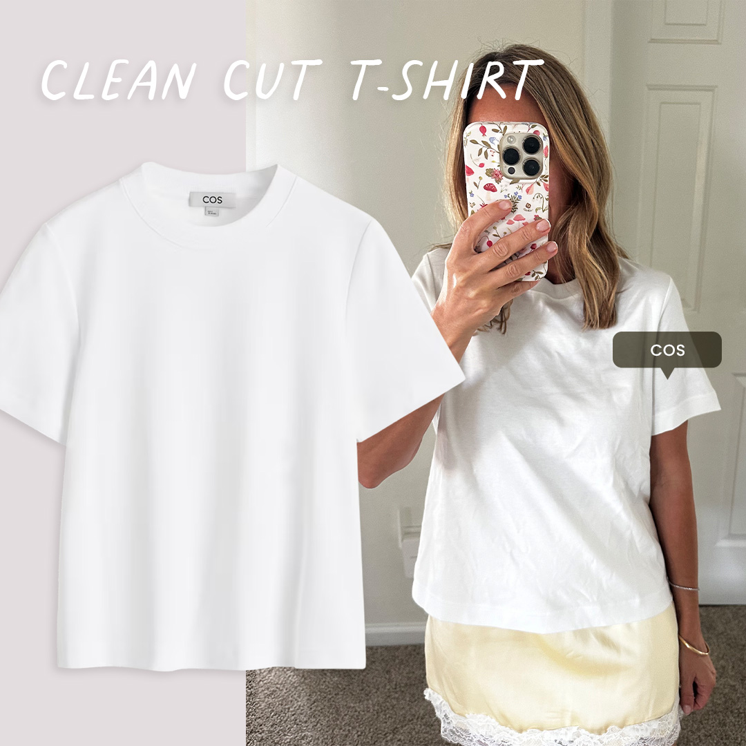COS best white t-shirt for women