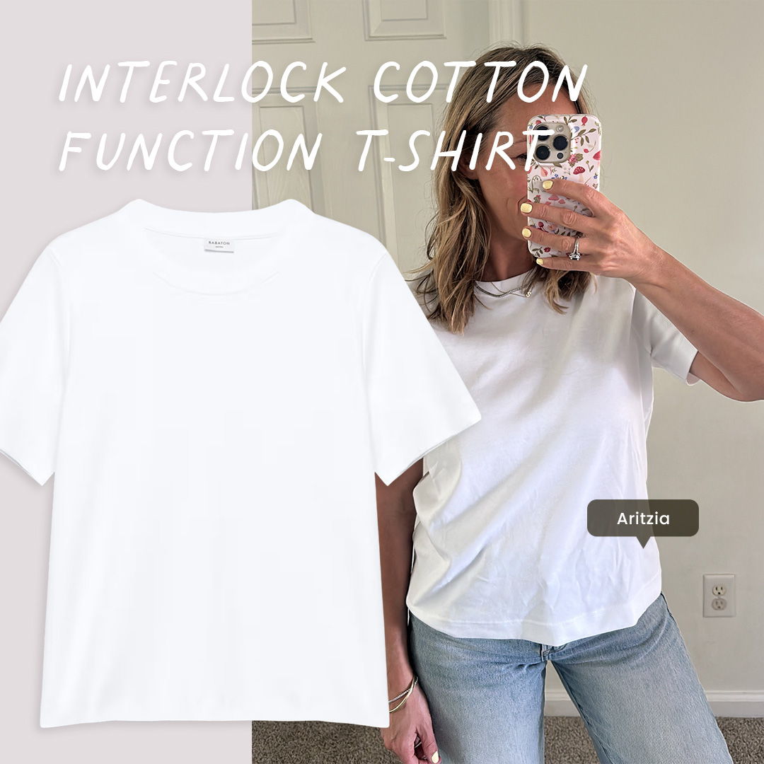 White tee for women