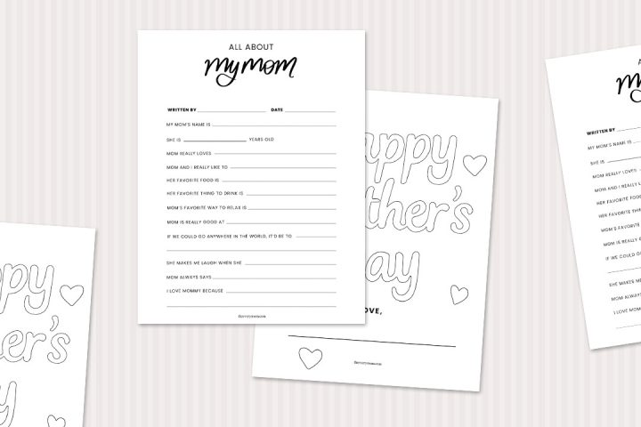 free printable mother's day cards