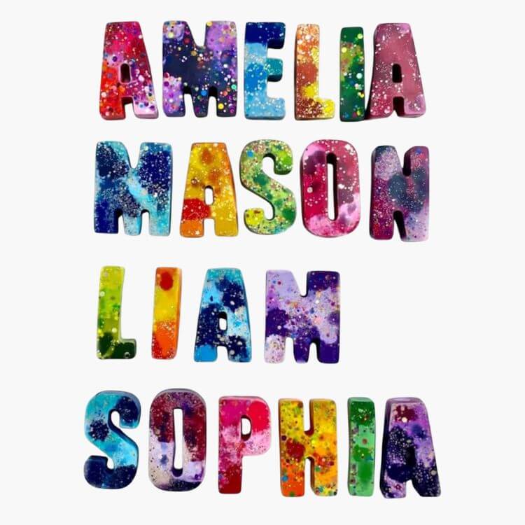 Personalized Name Crayons
