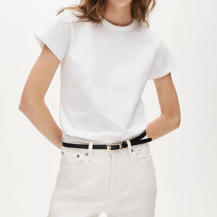 Boyfriend jersey classic-fit T-shirt