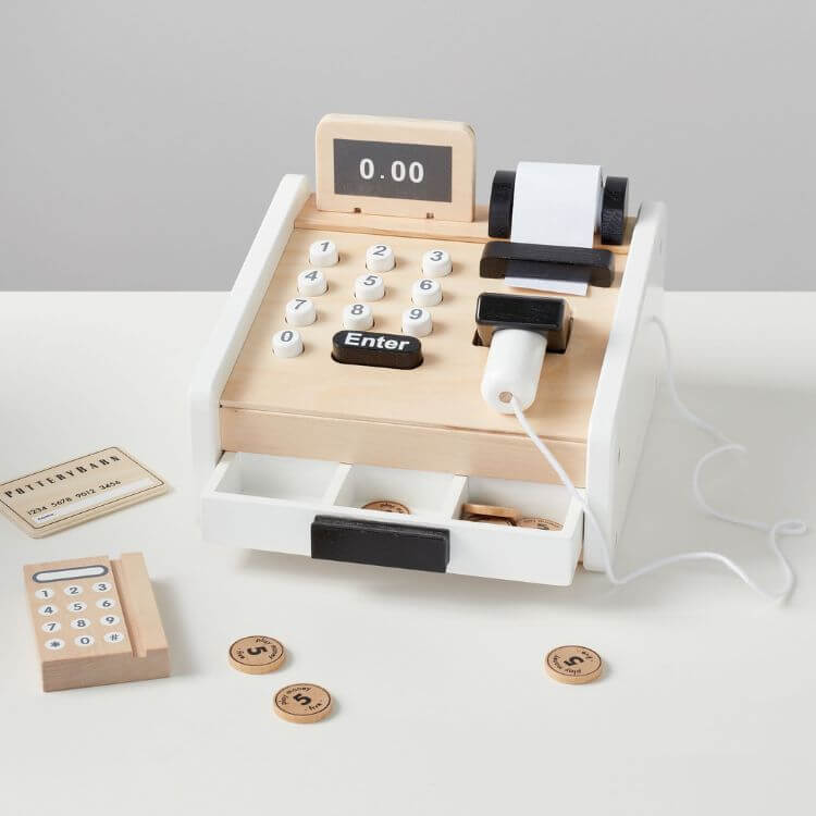 Wooden Cash Register