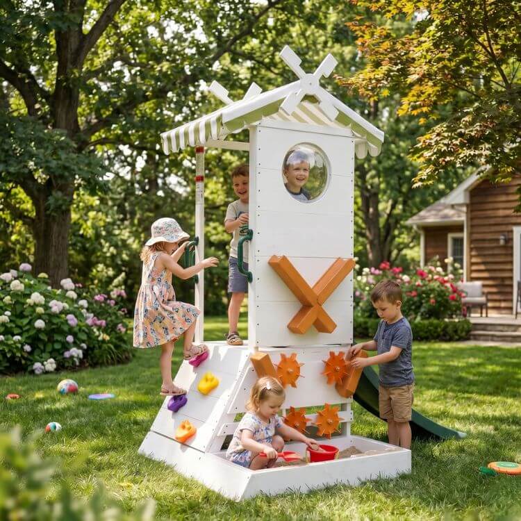 Aloe Wooden Outdoor Playhouse
