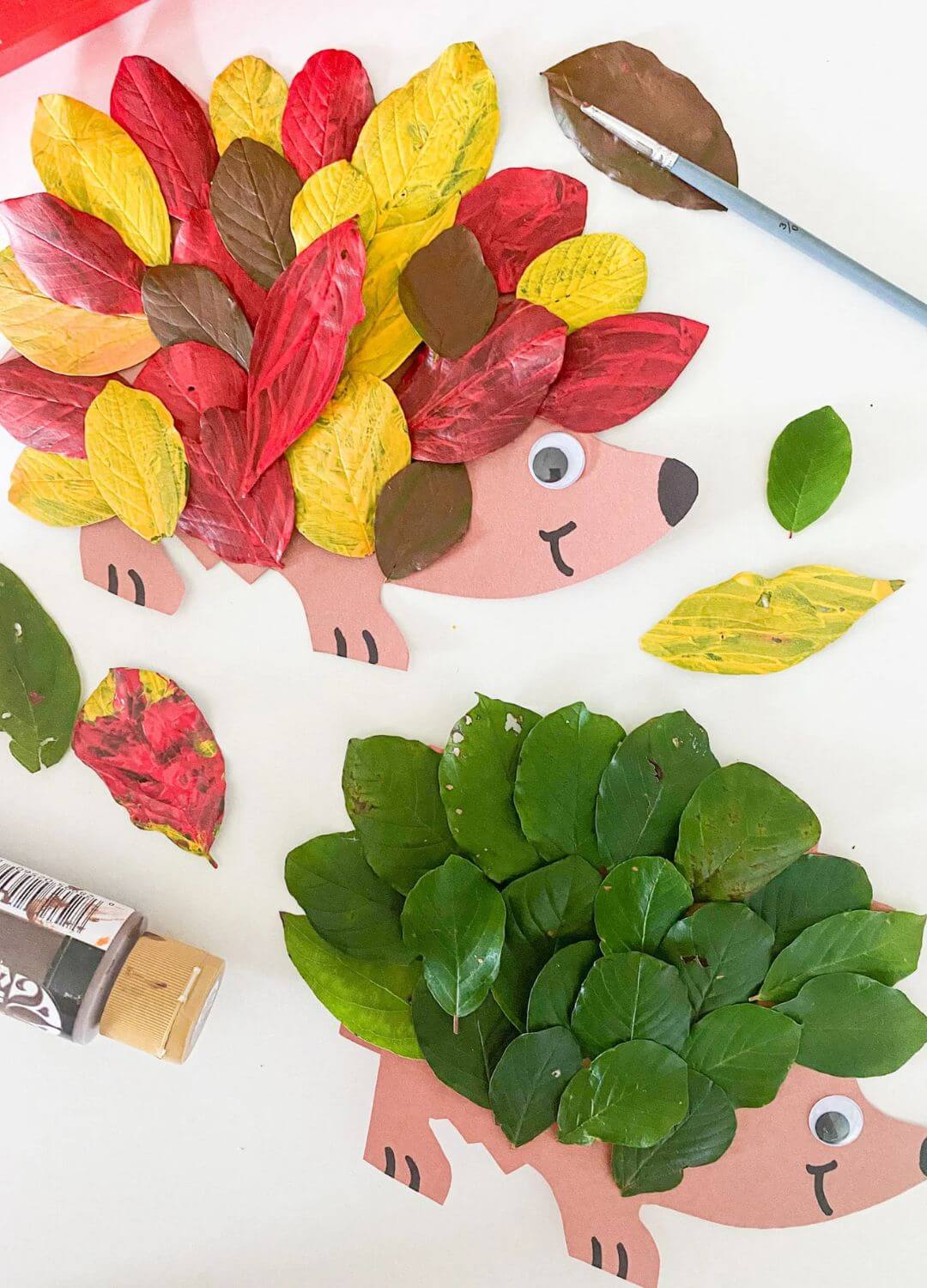 leaf hedgehogs