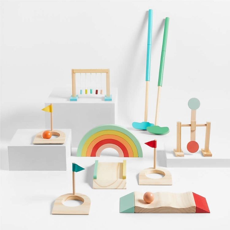 Wood Mini Golf Set