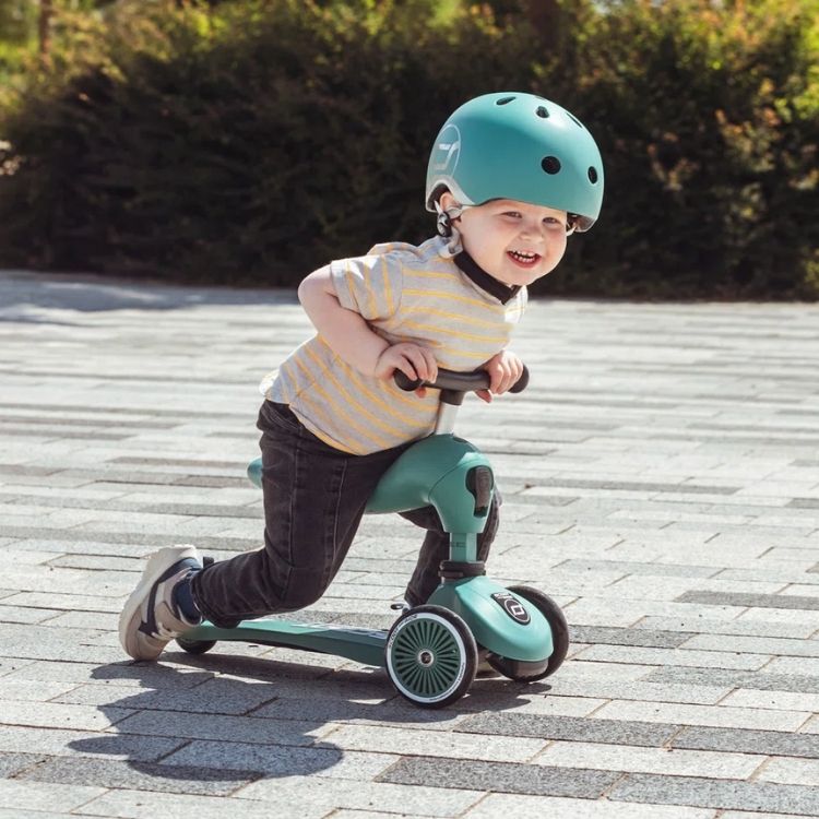 2-in-1 Ride-On & Stand Scooter