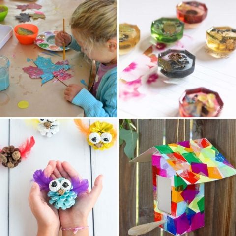 nature crafts for kids