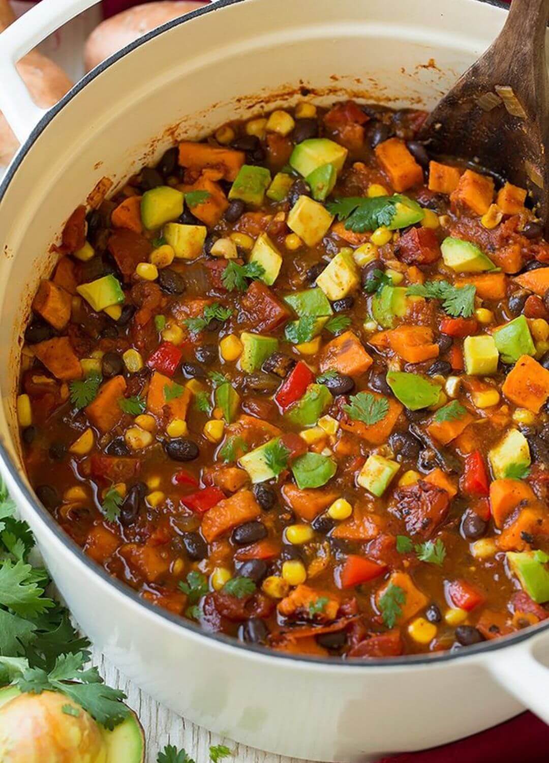 roasted veggie chili recipe