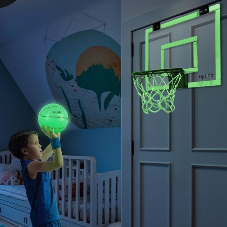 Indoor Glow in the Dark Mini Basketball Hoop