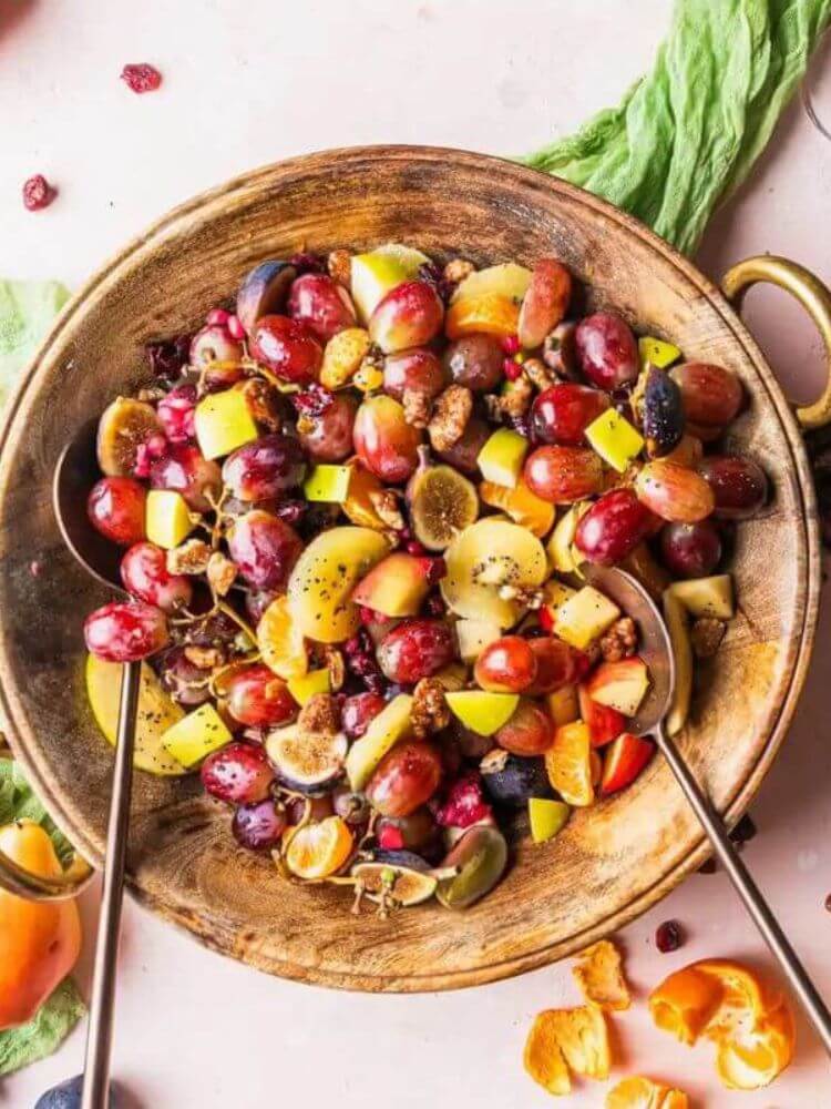fresh fall fruit salad fall recipes