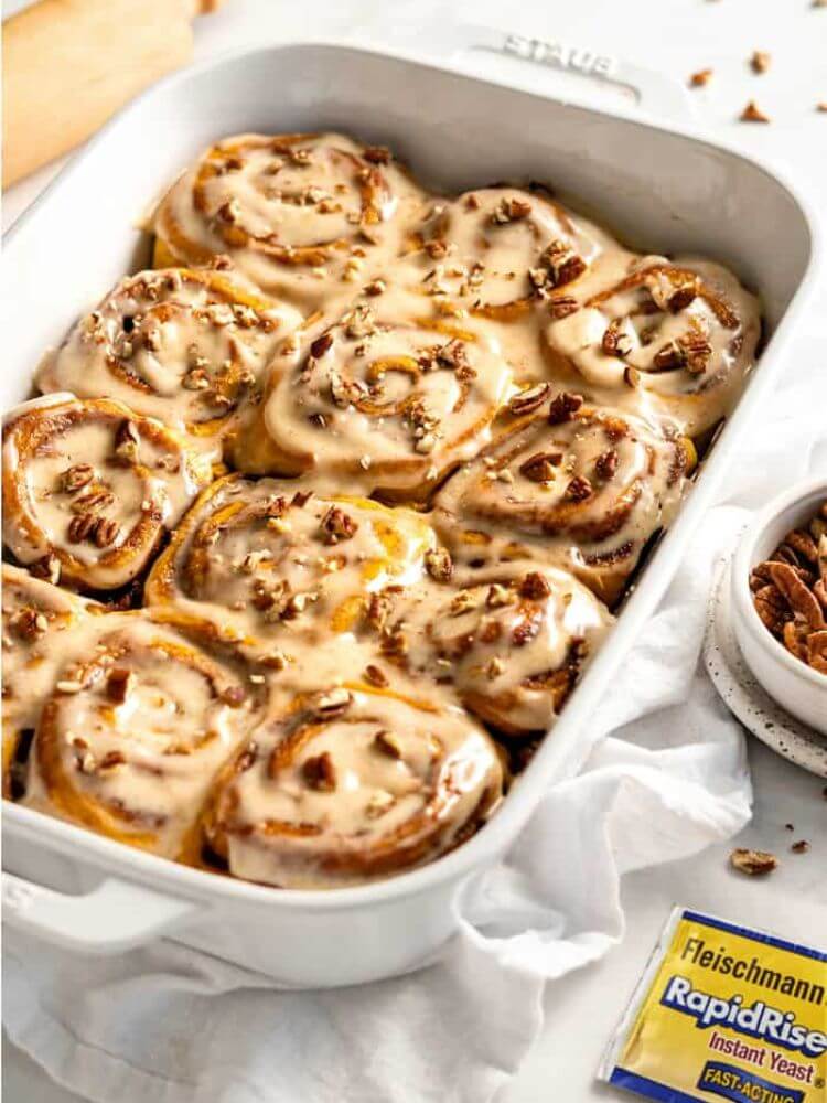 sweet potato cinnamon rolls fall recipes