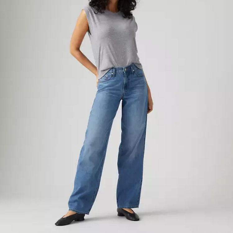  Baggy Dad Linen+ Denim Lightweight Women's Jean