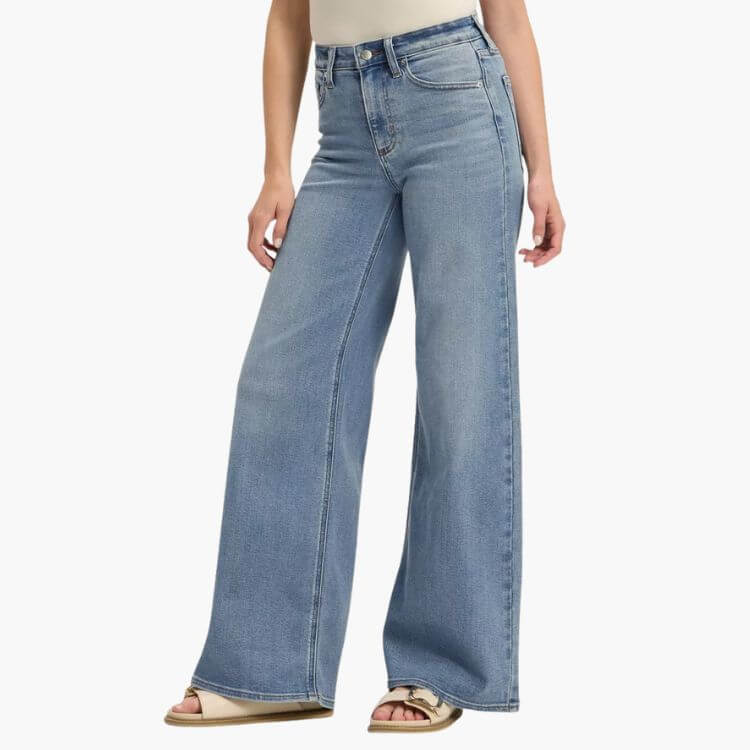 High-Rise Wide-Leg Jeans