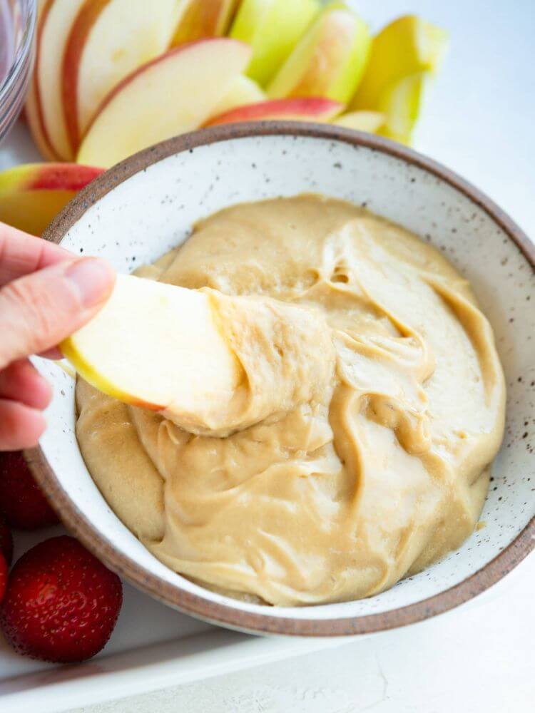 fall treats brown sugar apple dip