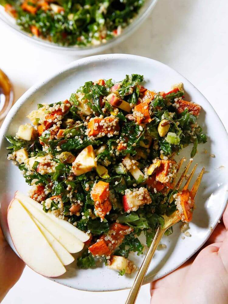 apple recipes kale apple salad