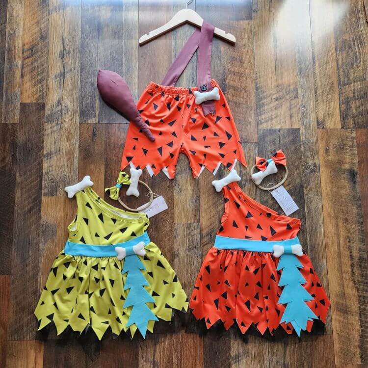 Pebbles and Bamm-Bamm Costumes