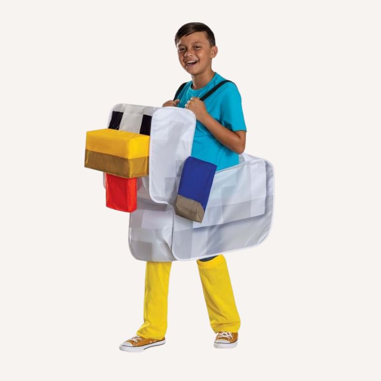 Chicken Jockey Minecraft Costume