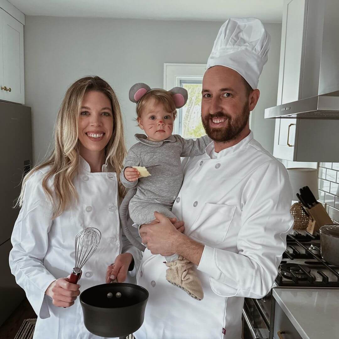 ratatouille family costume with baby