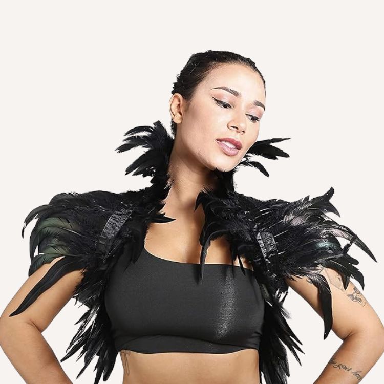 Maleficent Feather Cape