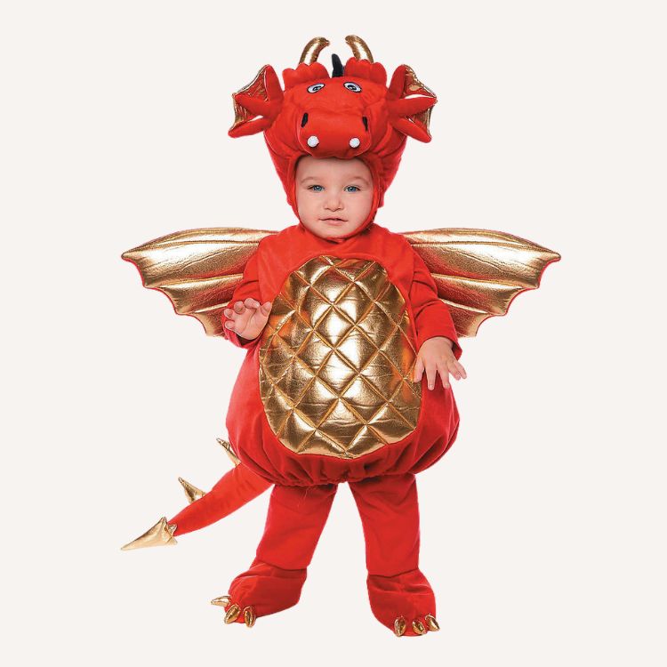 Red Baby Dragon Costume