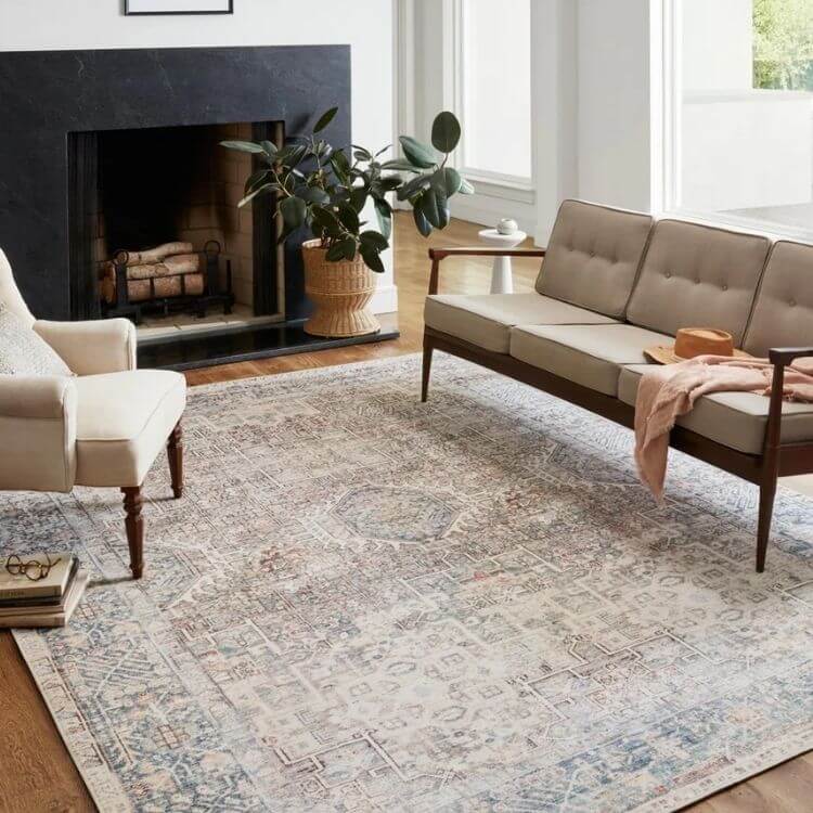 Oriental Natural Area Rug