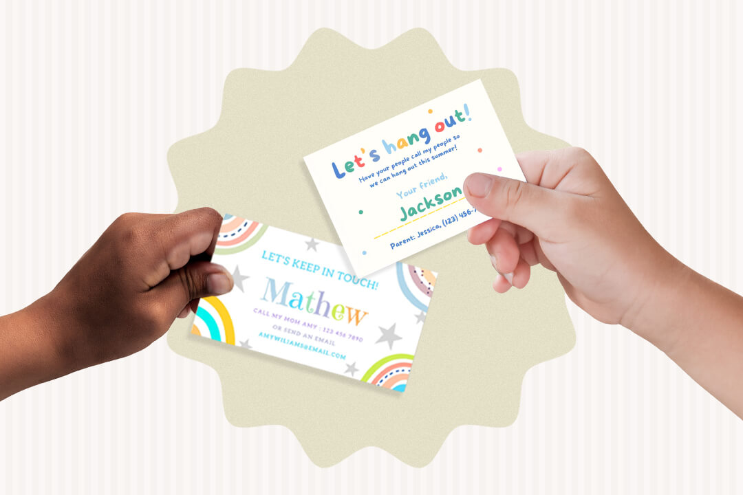 Playdate Cards Are Trending—And They’re Perfect for Introvert Parents With Extrovert Kids