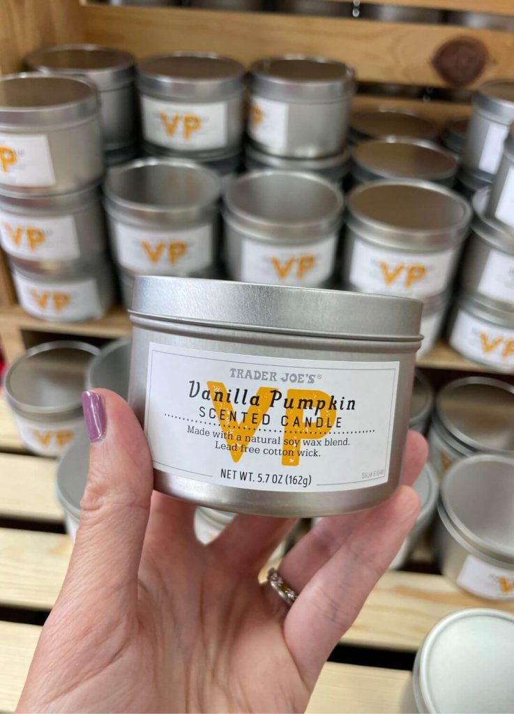 Vanilla Pumpkin Trader Joe's Candle