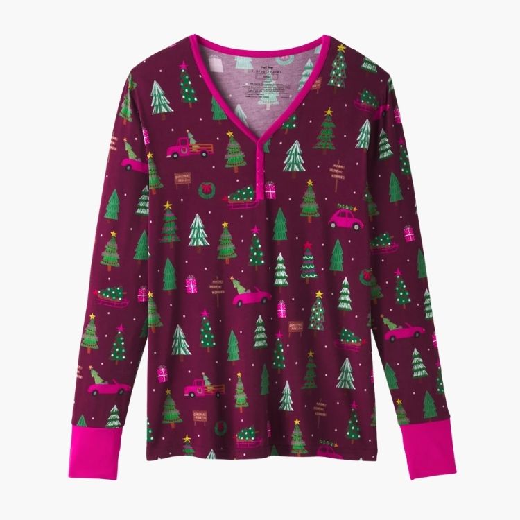 Tree Traffic Women's Pajama Top