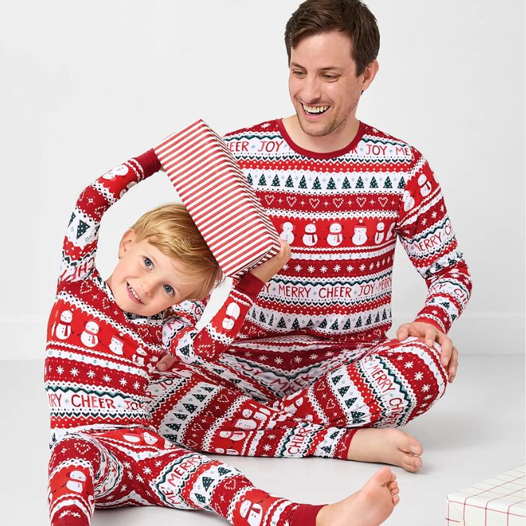 Festive Fair Isle Men's Pajama Top