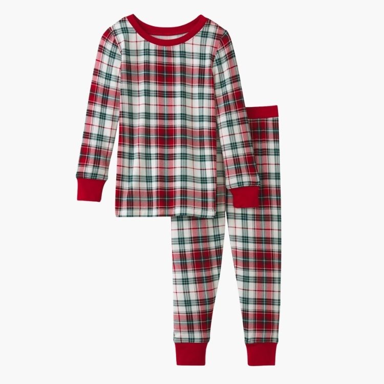 Holly Plaid Two-Piece Pajama Set