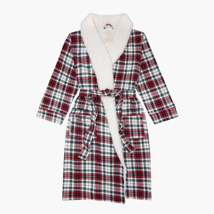 Holly Plaid Cozy Robe