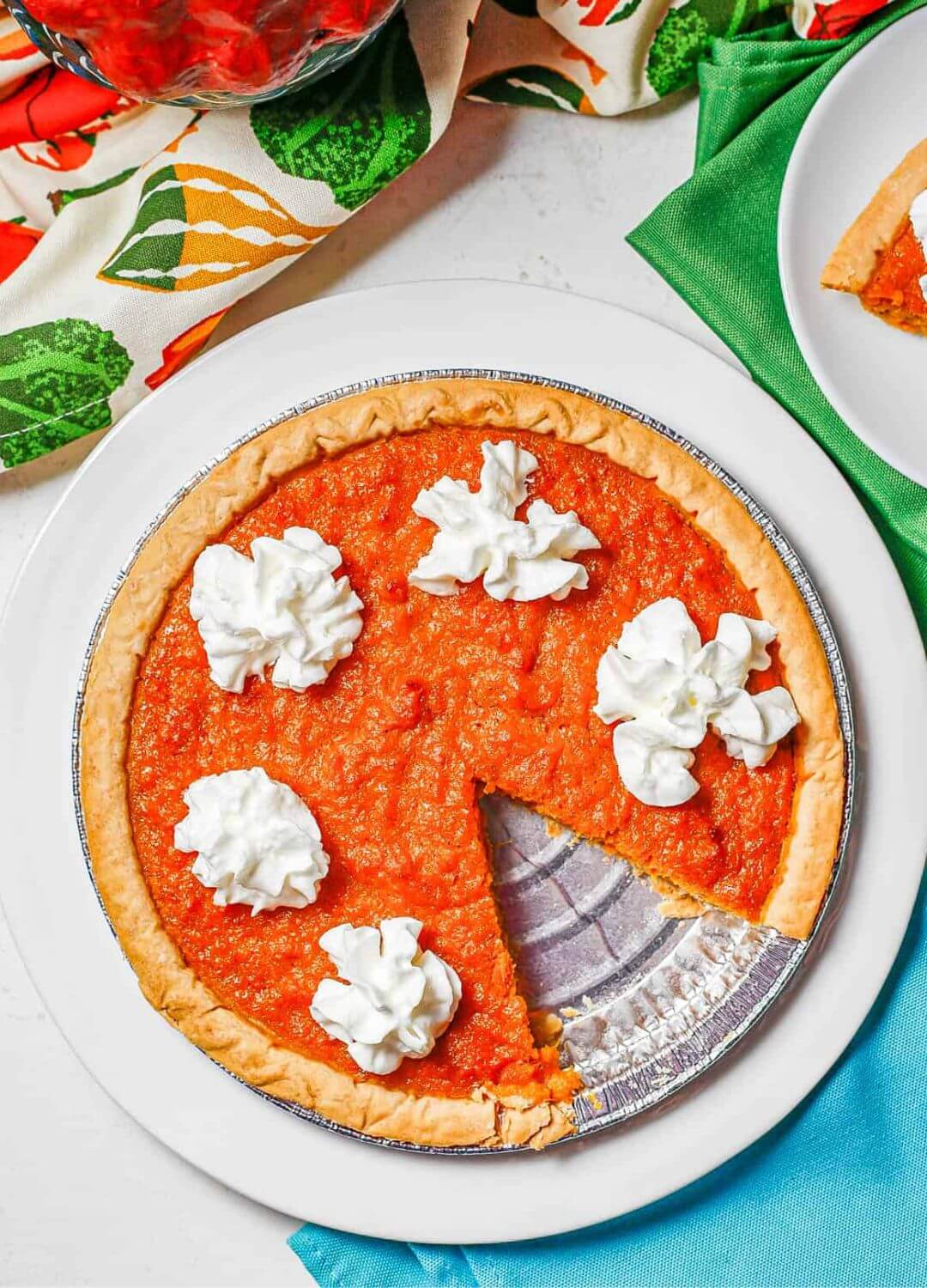 sweet potato pie thanksgiving menu