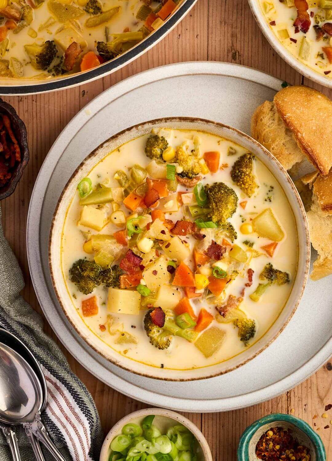 harvest chowder thanksgiving menu