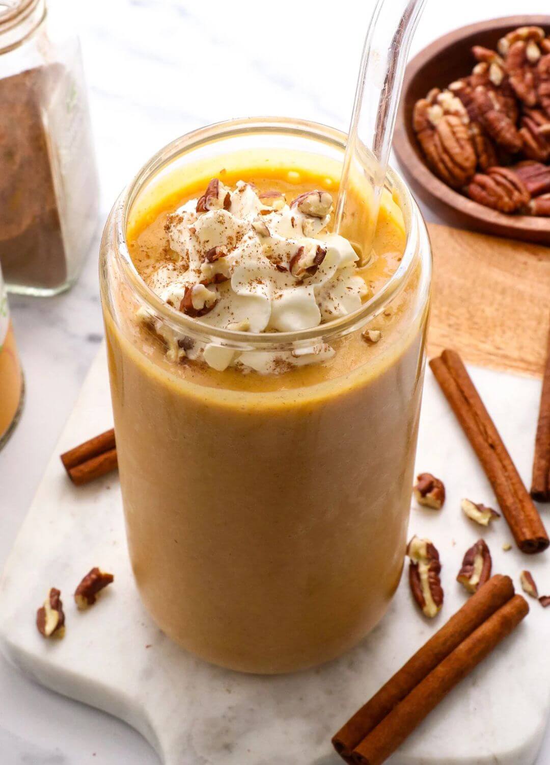 pumpkin smoothie thanksgiving treats