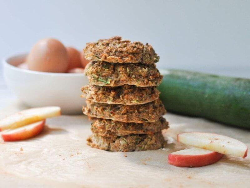 zucchini apple fritters thanksgiving treats