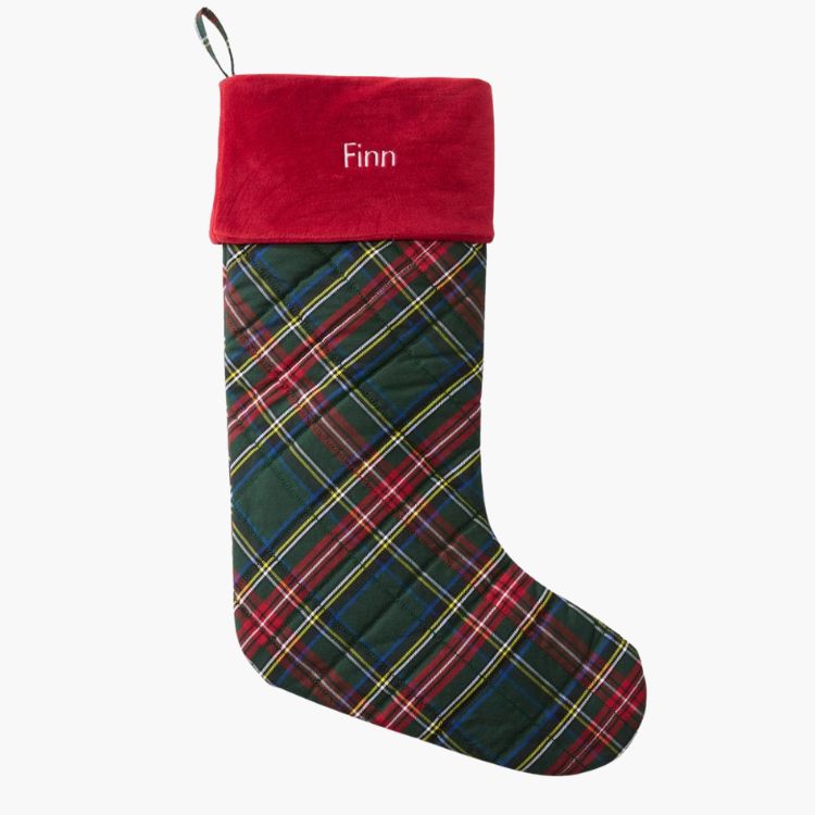  Tartan Velvet Stocking