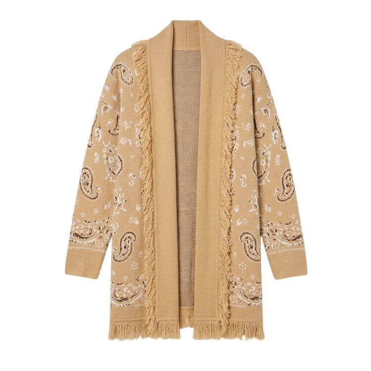 Fringe Wrap Cardigan