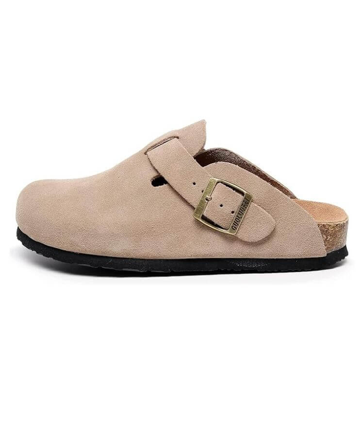 Suede Clogs