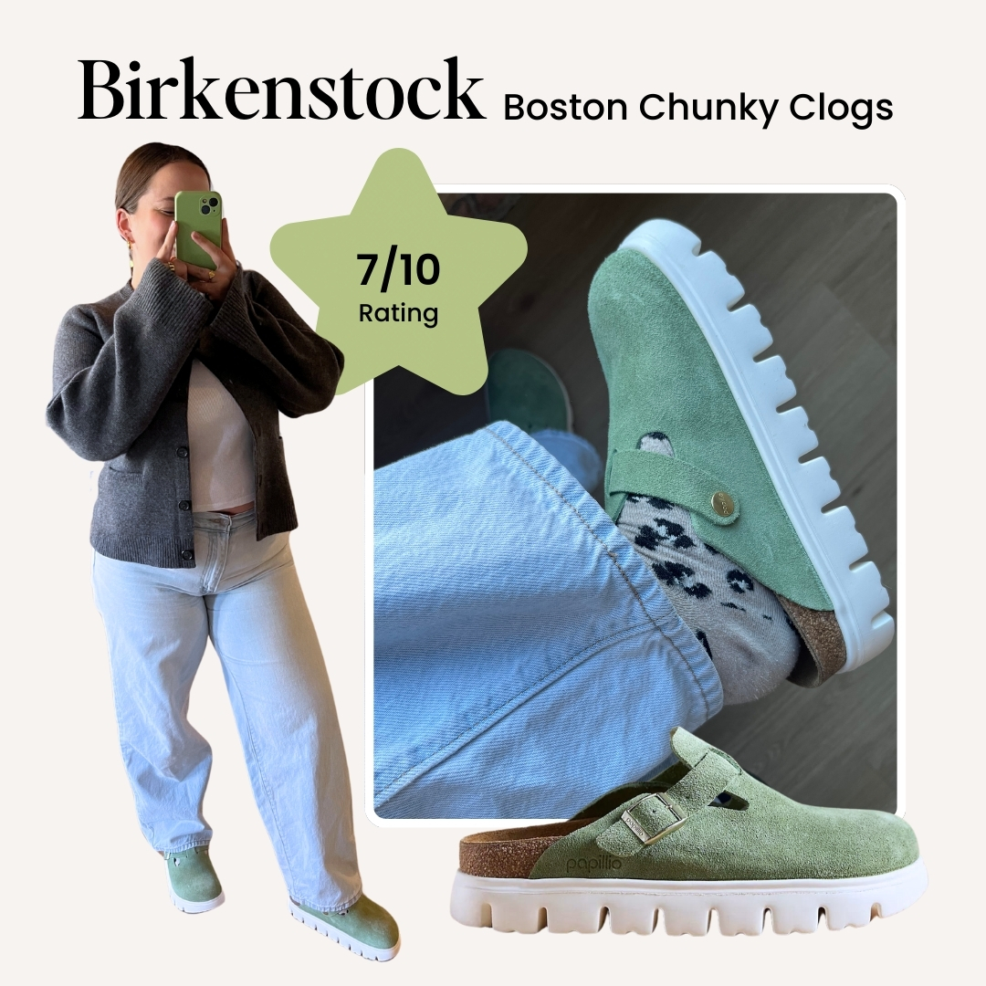 birkenstock boston chunky clogs review